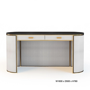 Sleek Kent Desk: Stylish & Functional 3D model image 1 