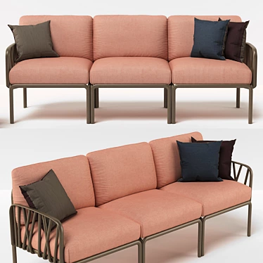 Versatile and Chic: Nardi Komodo Modular Sofa 3D model image 1 