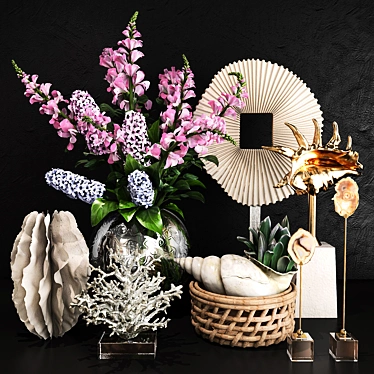 Elegant Decor Set: Versatile and Stylish 3D model image 1 