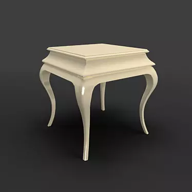 Romantic Pearl Side Table 3D model image 1 