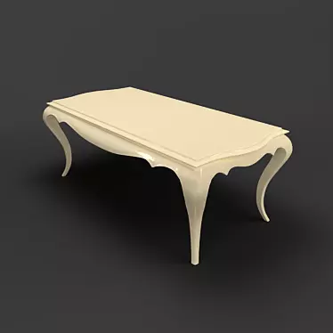 Elegant Roma Dining Table: Fratelli Barri 3D model image 1 