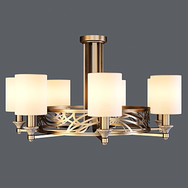 Maytoni Vittoria Ceiling Lamp - Elegant and Classic 3D model image 1 