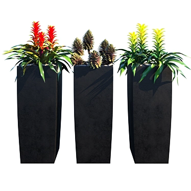 Exotic Paradise: Tropical Plant Set 3D model image 1 