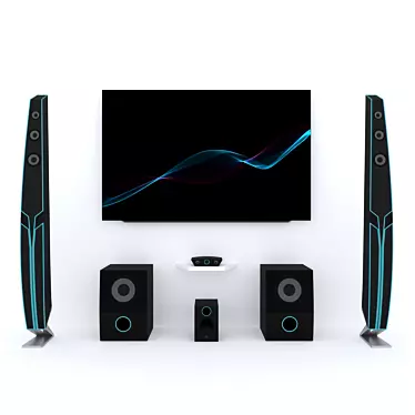 Ultra HD Home Theater System 3D model image 1 