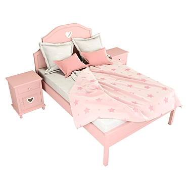 Adelina Bed - Elegant and Stylish 3D model image 1 