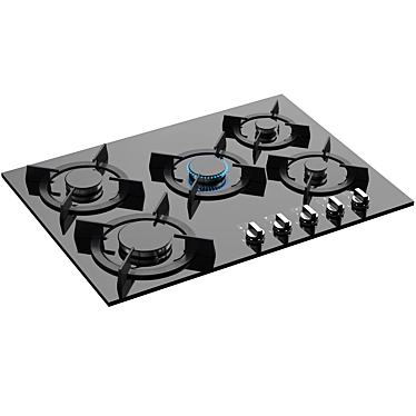 Steel Alborz G5701 Induction Cooktop: Efficient and Reliable 3D model image 1 