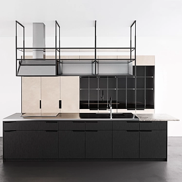 Scavolini MIA Kitchen: Sleek Design, Superior Quality 3D model image 1 