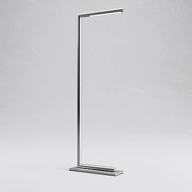 Sleek Modern Floor Lamp 3D model image 1 