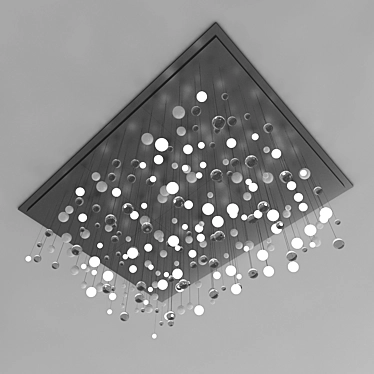 Sleek Modern Ceiling Light 3D model image 1 