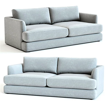 Modern West Elm Haven Sofa 3D model image 1 