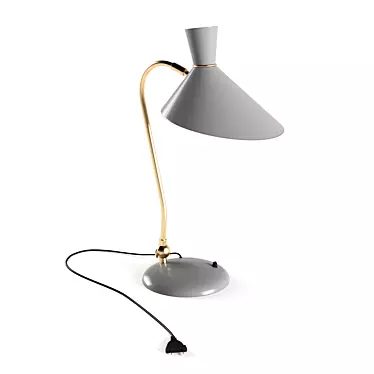 Modern Poly Table Lamp 3D model image 1 