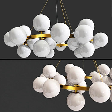 Sleek Dallas Pendant Lamp 3D model image 1 