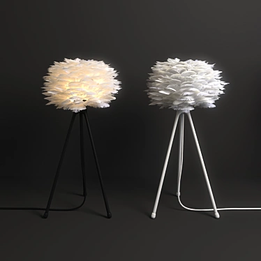 Elegant Eos Light Micro: Perfect Table Lamp 3D model image 1 