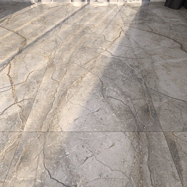 Elegant Marble Floor Tiles 3D model image 1 