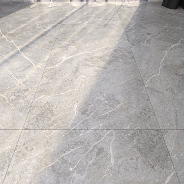 Luxe Marble Flooring: HD Texture & Versatile Materials 3D model image 1 