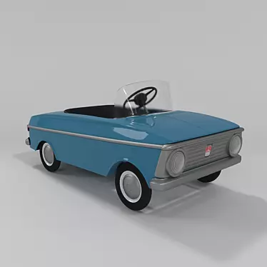 Pedal Car for Kids: No Steering, Suspension or Drive 3D model image 1 