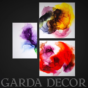 Garda Decor Posters: 100x100 & 100x50 3D model image 1 