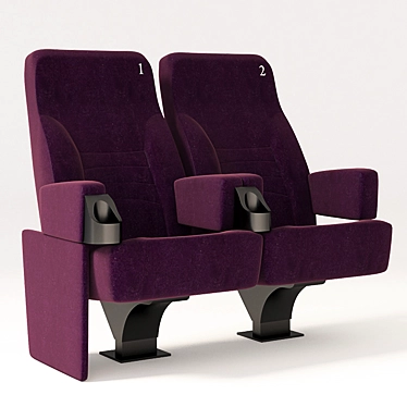 Luxury Recliner Cinema Chair 3D model image 1 