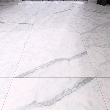 Luxury Marble Floor Tiles 3D model image 1 