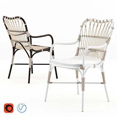 Elegant Magret Chair: The Perfect Addition 3D model image 1 