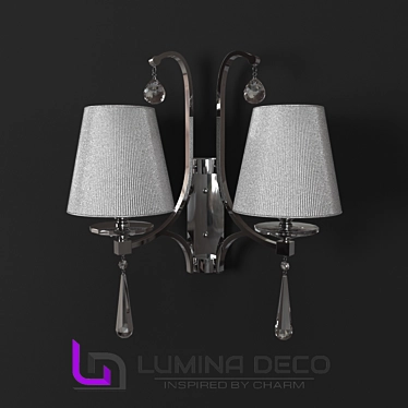Lumina Deco Venisia Chrome: Elegance Illuminated 3D model image 1 