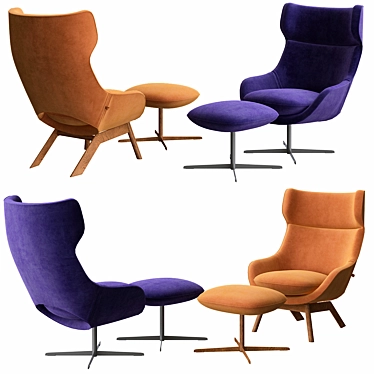 Kalm: The Ultimate Relaxation Armchair 3D model image 1 