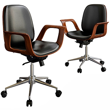 Elegant Walnut Kare - Handcrafted Beauty 3D model image 1 