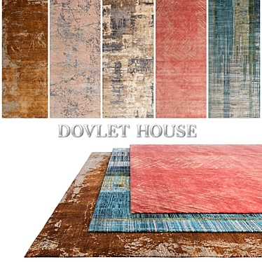 DOVLET HOUSE 5 Carpets - Luxurious Collection 3D model image 1 