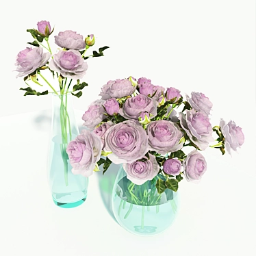 Eternal Love: Beautiful Roses 3D model image 1 
