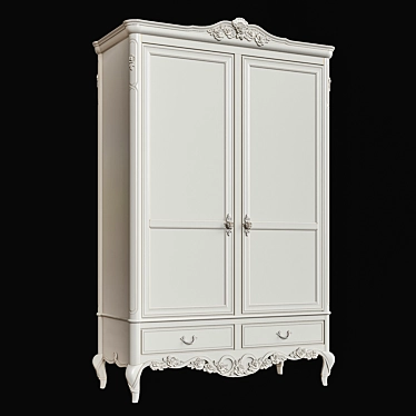 Stylish Stella Storage Cabinet 3D model image 1 