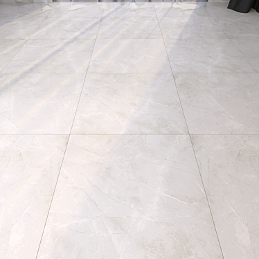 Luxury Marble Floor Tiles 3D model image 1 