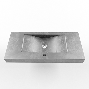 Modern Ladia Concrete Sink 3D model image 1 