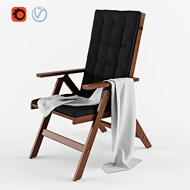 Modern Recliner Chair | Ikea ÄPPLARÖ 3D model image 1 