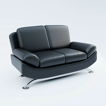 Venice Eco-Leather Sofa 3D model image 1 