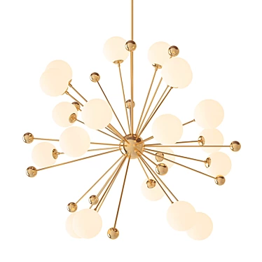 Enchanting Sputnik Cirque Chandeliers 3D model image 1 