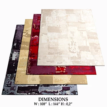 Boro Rugs: Elegant and Versatile 3D model image 1 