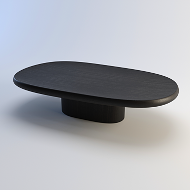 Modern Black Coffee Table - Ronan&Erwan Bouroullec 3D model image 1 