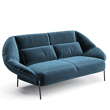 Modern Comfort: Ligne-roset PAIPAÏ Sofa 3D model image 1 