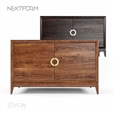 Nextform Toscana Chest of Drawers 3D model image 1 