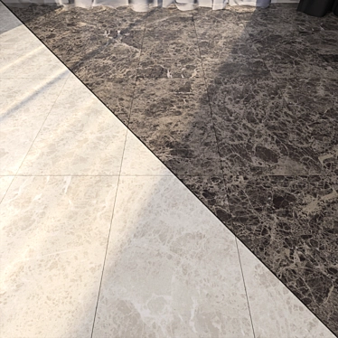 Luxury Marble Floor Tiles 3D model image 1 