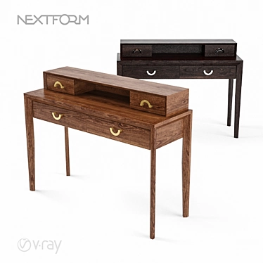 Nextform Toscana Dressing Table 3D model image 1 