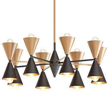 Illuminating Elegance: Cairo Chandelier 3D model image 1 