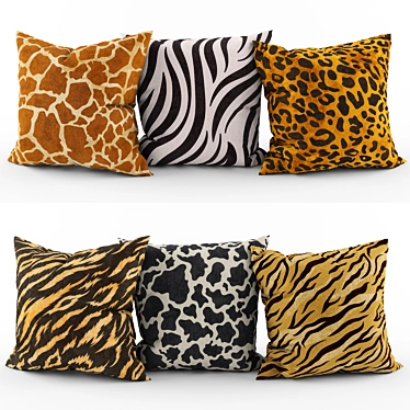 Decorative Pillows: Animals Collection (50x50cm) 
 Adorable Animal-Inspired Cushions! 3D model image 1 