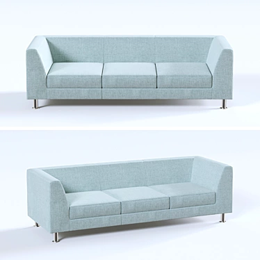 OM Evolution 3-Seat Sofa | Russian-Made 3D model image 1 