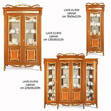 Rampoldi Opera Cabinet: Elegant Italian Showcase 3D model image 1 