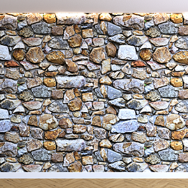 RockWall Material - 3D Texture Pack 3D model image 1 