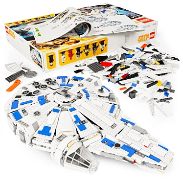 Ultimate LEGO Millennium Falcon Set 3D model image 1 