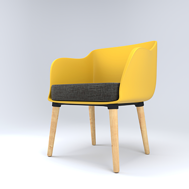 Cosmo Montreal Chair: Elegant and Comfortable 3D model image 1 