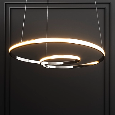 Elegant Viareggio Pendant Light 3D model image 1 