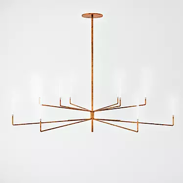 Elegant Epsilon Pendant Lamp 3D model image 1 